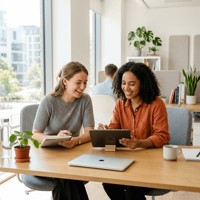 Team collaborating on Instagram growth strategy